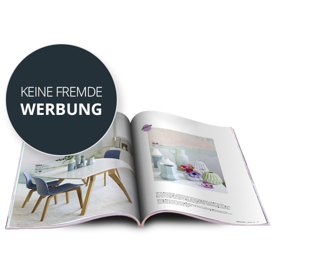 Keine fremde Werbung im Magazin