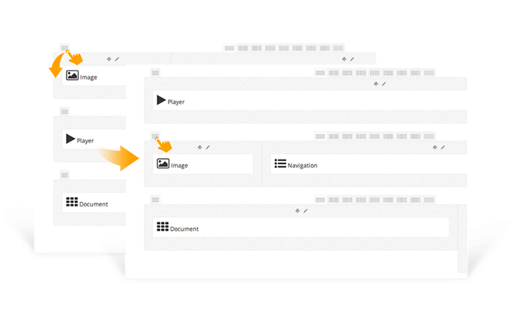 Using drag&drop to create your WEBKiosk.